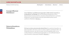Desktop Screenshot of lerchenmueller-holzbau.de